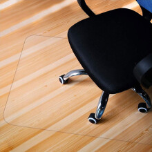 Office Chair Mat 60x120cm Tempered Glass, Clear Non‑Slip Floor Protector for Hardwood – Effortless Chair Mobility and Easy Clean