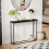 Vida Designs (Black) Console Table With Metal Leg, Vida Designs, Modern Hallway Table 2