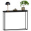 Vida Designs (Black) Console Table With Metal Leg, Vida Designs, Modern Hallway Table 5
