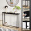 Vida Designs (Black) Console Table With Metal Leg, Vida Designs, Modern Hallway Table 7