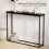 Vida Designs (Black) Console Table With Metal Leg, Vida Designs, Modern Hallway Table 8