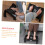 Under Desk Foot Rest with Adjustable Tilt, Cushioned Surface and Ergonomic Angled Design for Office 5