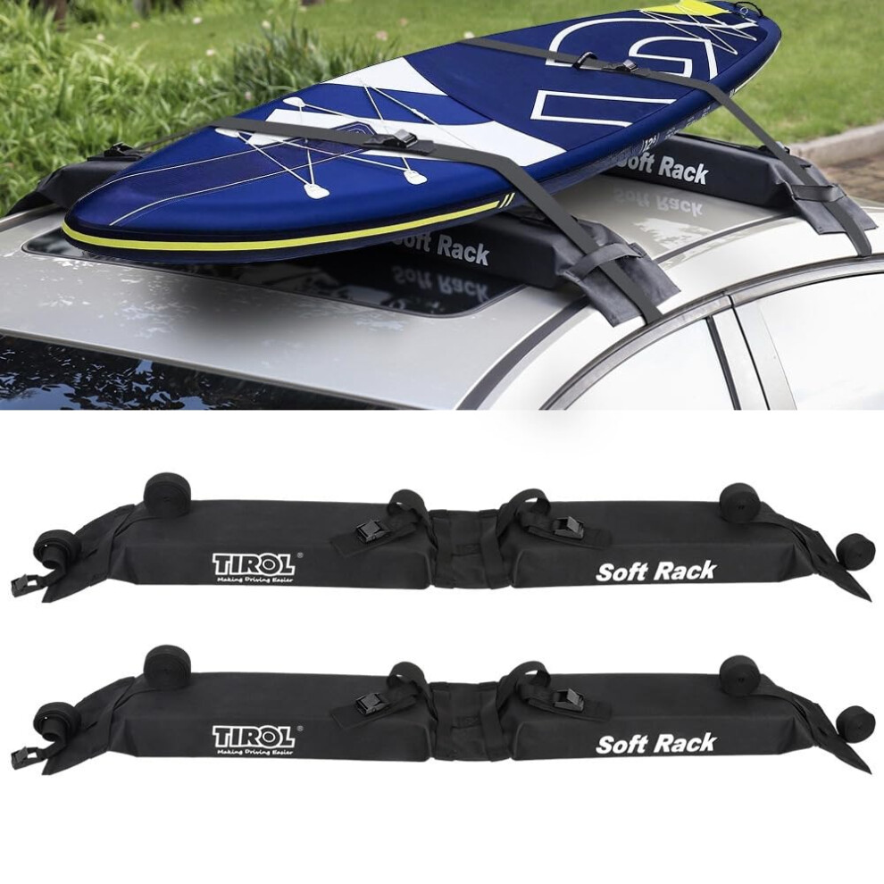 Universal Roof Rack For Infiniti I I30 I35 Kayak Surfboard Sup Canoe With Heavyduty Tie Straps And Corrosionresistant Buckle 9351714390705