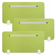Acoustic Desk Divider Sound Absorbing Office Privacy Panel with Slot Organizer, 11.8in Height
