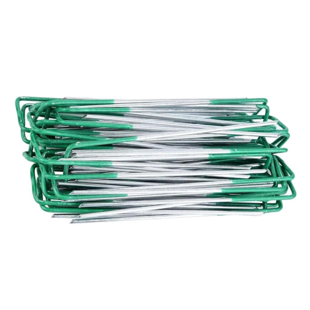 Ushaped Garden Stakes 20 Pack Heavy Duty Galvanized Steel Landscape Staples For Securing Tents And Fabric 9073542833567