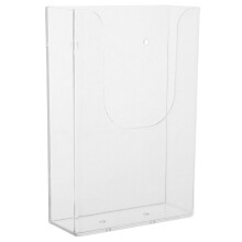 2 Pack Wall Mounted Magazine Rack Clear File Organizer Space Saving Transparent Holder for Office and Home