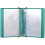 Wall Mounted File Organizer A4 Double Sided Flip Display Folder with Quick Access and Durable Metal Support 1