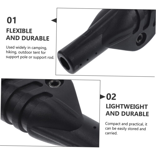 Tent Pole Connectors  Kit Durable Lightweight Camping Accessory for Quick Outdoor Pole Fix 1