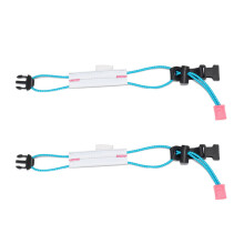 Reflective nylon strap for night riding and running, 2 pieces
