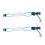 Reflective nylon strap for night riding and running, 2 pieces 1