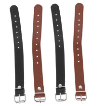 2 Pairs Adjustable Leather Bike Basket Straps for Front Handlebar Baskets Durable Secure Fit