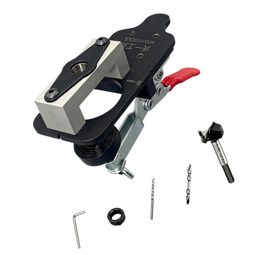 Strong Metal Concealed Fastener Positioning Set Includes-black