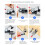 Strong Metal Concealed Fastener Positioning Set Includes-black 5
