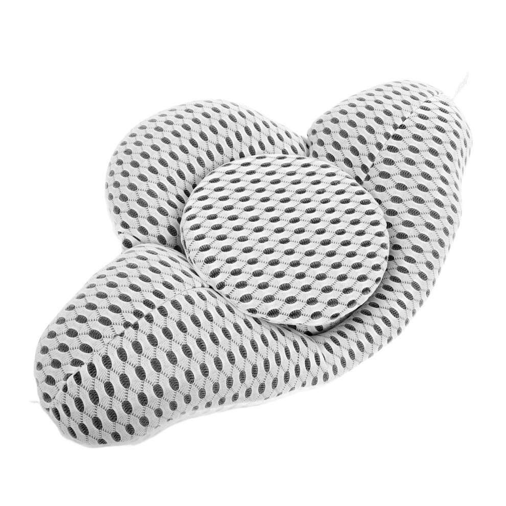 Lumbar Support Pillow for Sleeping, Memory Foam Ergonomic Cushion for Bed, Office Chair and Travel