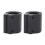 2pc 1in Aluminum Clamp Black Banshee 1987-2006 1