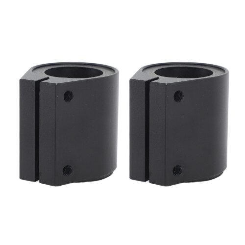 2pc 1in Aluminum Clamp Black Banshee 1987-2006