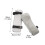 2 Pack Office Chair Armrest Pads with Ergonomic Memory Foam Support, NonSlip Straps, Grey 3