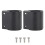2pc 1in Aluminum Clamp Black Banshee 1987-2006 2