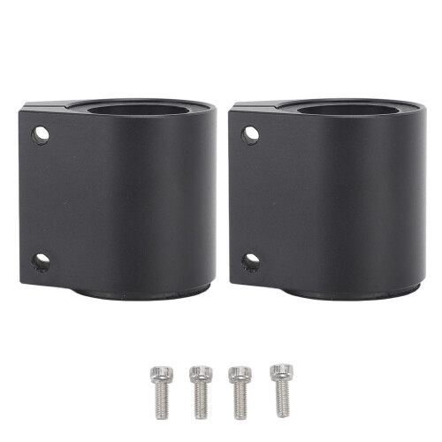 2pc 1in Aluminum Clamp Black Banshee 1987-2006 1