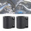 2pc 1in Aluminum Clamp Black Banshee 1987-2006 3