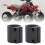 2pc 1in Aluminum Clamp Black Banshee 1987-2006 7