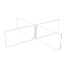 Foldable Cooler Stand Stainless Steel Camping Storage Rack with Fast Setup Design for Outdoor BBQ Fishing Travel, Silver Curved