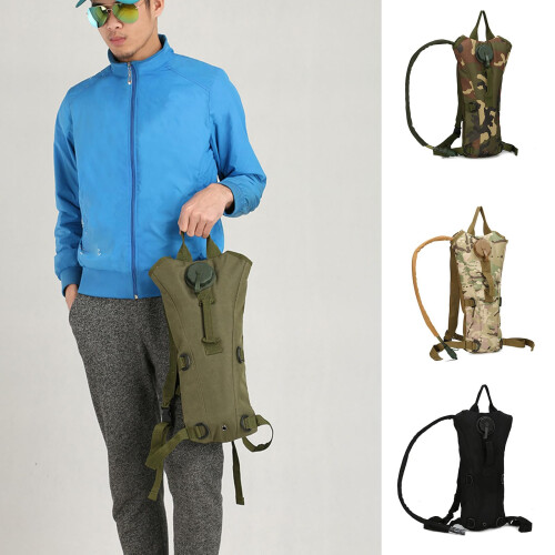 Hydration Backpack with 3L Bladder, Waterproof Running Pack for Hiking, Cycling and Climbing 1