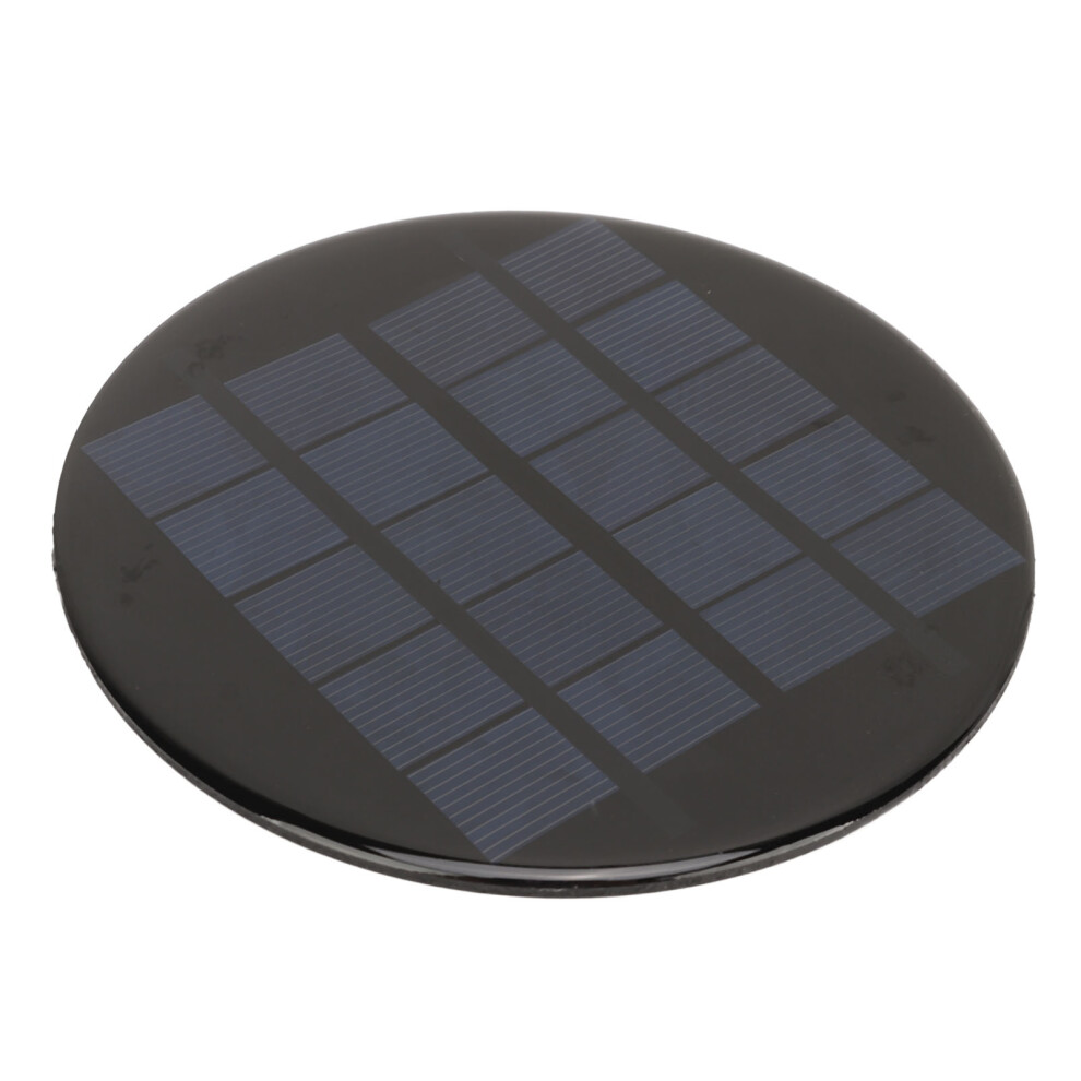 Small Round Solar Cell Panel 1.1W 5V 120Mm For Rechargeable 3.7V Battery Power 4161393496507