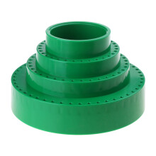 Drill Bit Organizer with ColorCoded Storage, Green Round Rotary Tool Bit Holder for Bench Use