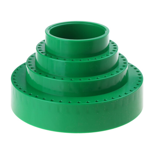 Drill Bit Organizer with ColorCoded Storage, Green Round Rotary Tool Bit Holder for Bench Use