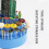 Drill Bit Organizer with ColorCoded Storage, Green Round Rotary Tool Bit Holder for Bench Use 4