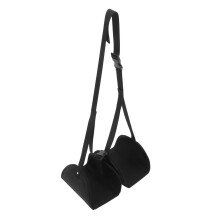 Airplane Foot Hammock Adjustable Ergonomic Foot Rest Sling for Travel and Office Use