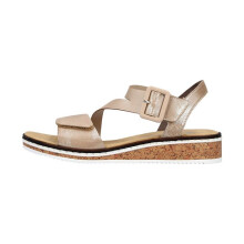 Sandali con Velcro Rieker Montreux - Beige
