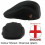 (Navy Herringbone, XL) Royal Stallion Wool Flat Cap 2