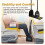 Airplane Foot Hammock with Memory Foam Cushioning, Adjustable Foot Support and Hardboard Stability Panel 5