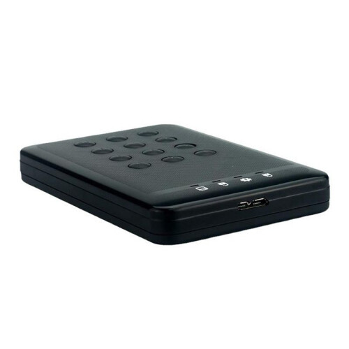 Gabinete HDD Gabinete SSD Gabinete de Disco Rígido Criptografado Gabinete de Disco Rígido USB3.0  de 5 Gbps para Disco Rígido de 2,5 Polegadas 2