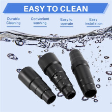 Pack of 3 Hose Adapters Universal - Vacuum Cleaner Adapter Rubber, Vacuum Cleaner Adapter - Hose Reducer