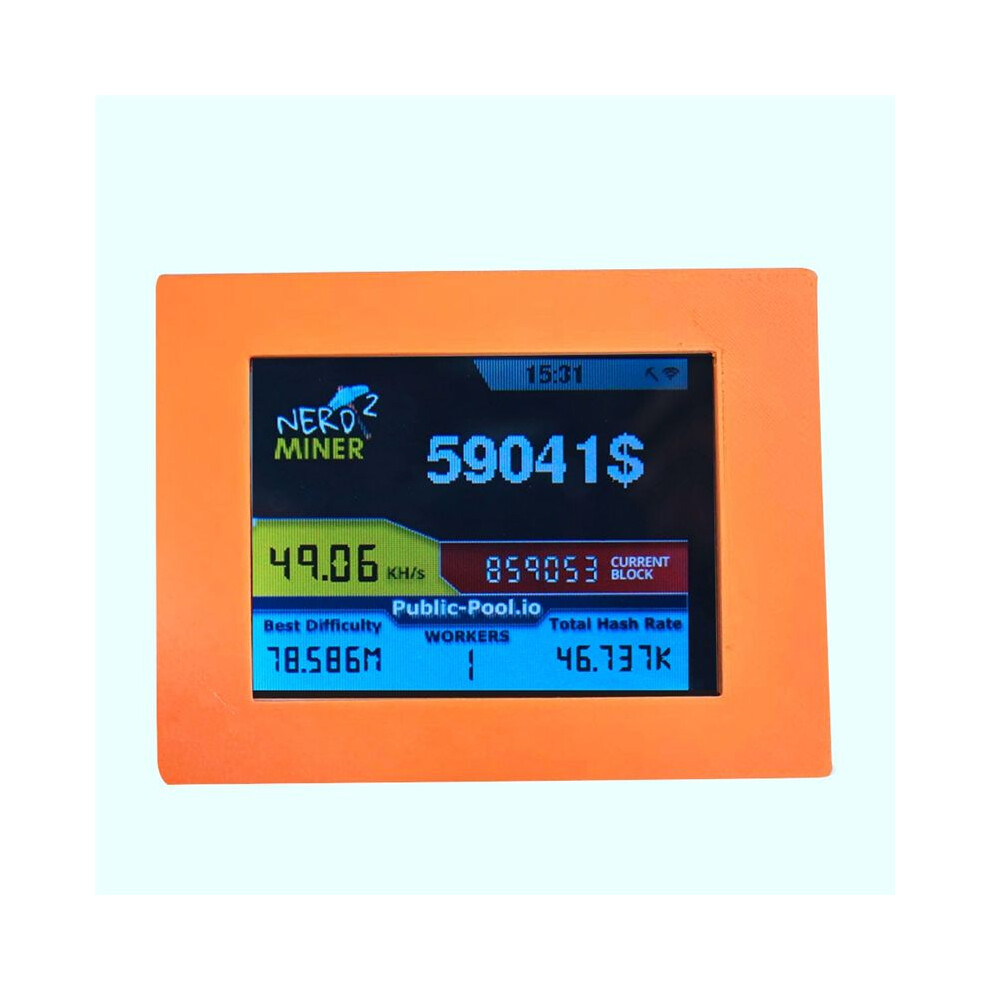 Photos - Speakers Nerdminer V2 Miner 2.8 Inch LCD Display 56KH/S Bitcoin Solo Miner Nerd Miner BTC Lottery Miner