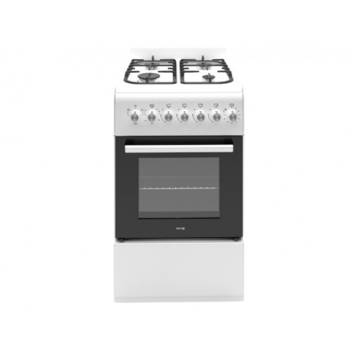 HYE 50 X 60 Freestanding Dual Fuel Cooker - White