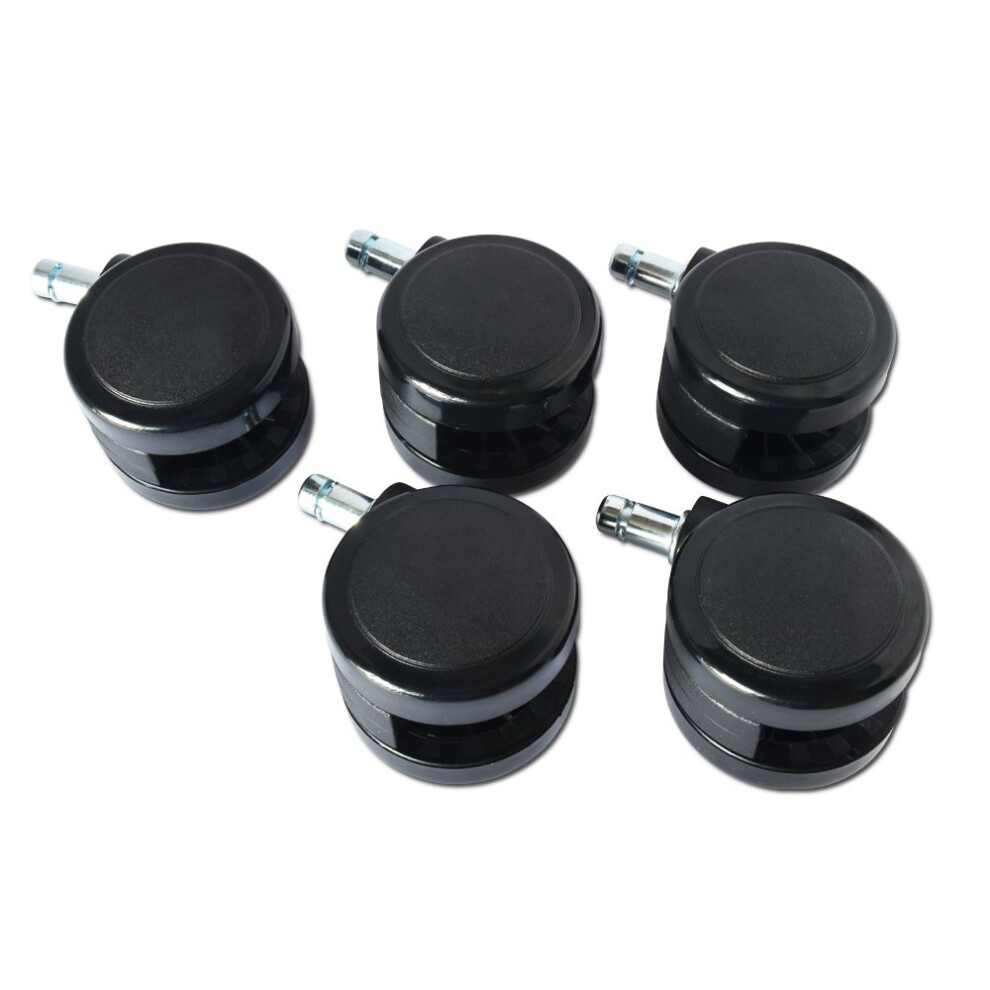 Office Chair Casters Set Of 5, Large 60Mm Heavy Duty Wheels For Hardwood Floors, Smooth Quiet Rolling And Floor Protection 9330225157298