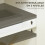 Homcom Aparador de Salón Blanco 80 x 37 x 75 cm 3