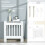 Homcom Cubierta de Radiador Blanco 78 x 19 x 81 cm 6