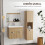 Muebles de Baño Marrón 30 x 30 x 131.5 cm 5