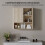 Homcom Armario de Pared Marrón 60 x 20 x 62 cm 4