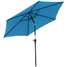 Sombrilla para Jardín Azul 260 x 260 x 235 cm