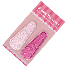 Safe Embroidery Scissor Cover with Soft-light pink rose red
