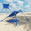 Outsunny Toldo de Playa Azul 208 x 200 x 200 cm 3