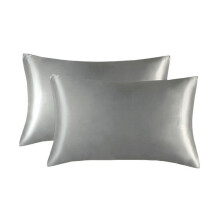 Elegant Home Decoration Satins Pillowcase in-Light Grey A
