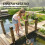 Outsunny Puente de Jardín Marrón 151 x 68 x 54.5 cm 3