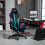 Vinsetto Silla de Oficina Azul 65 x 65 x 129 cm 2